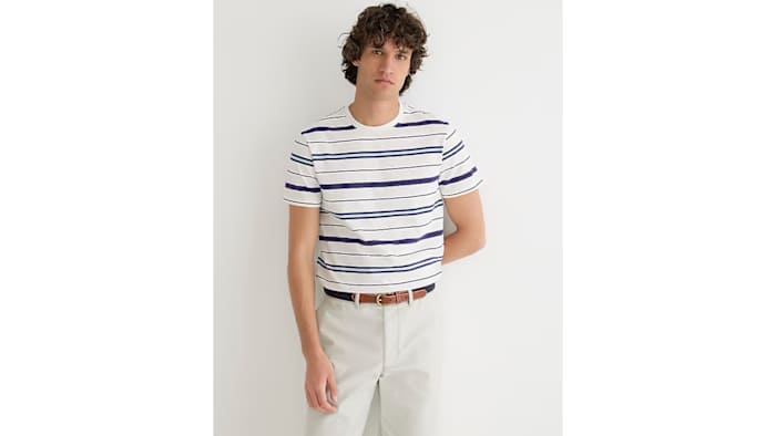 J. Crew Cotton Stripe T-Shirt